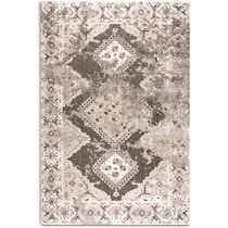 emblem dark brown area rug  x    