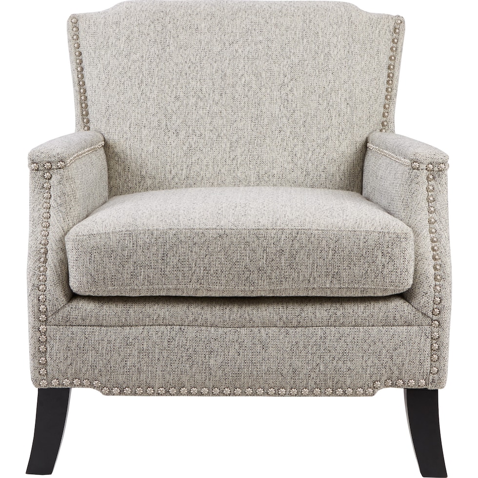 embry gray accent chair   