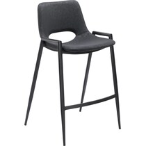 emerson black counter height stool   