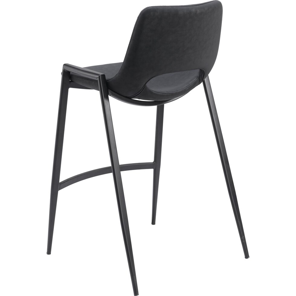 emerson black counter height stool   