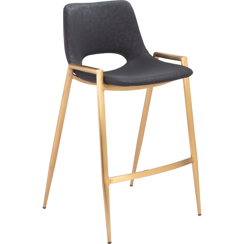 emerson black counter height stool   