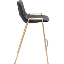 emerson black counter height stool   