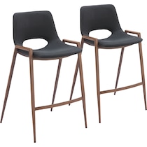 emerson black counter height stool   