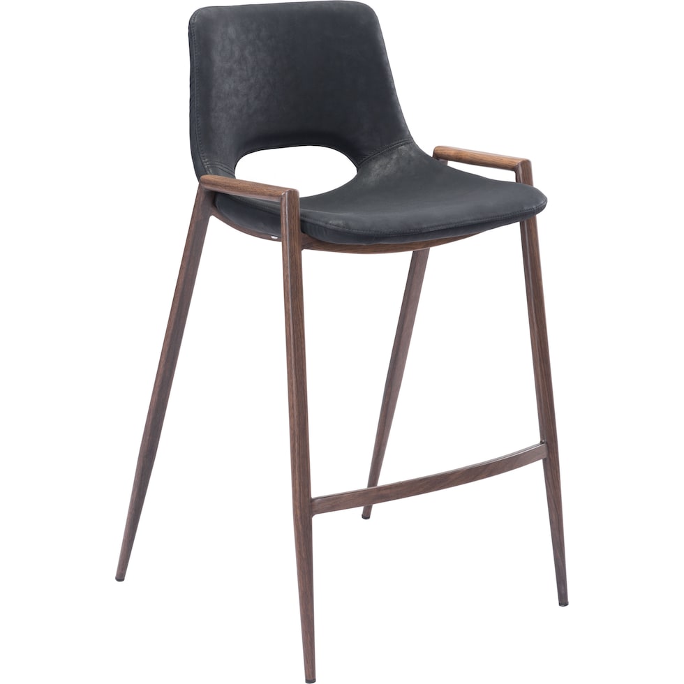 emerson black counter height stool   