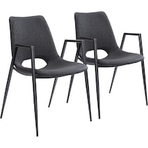 emerson black dining chair   