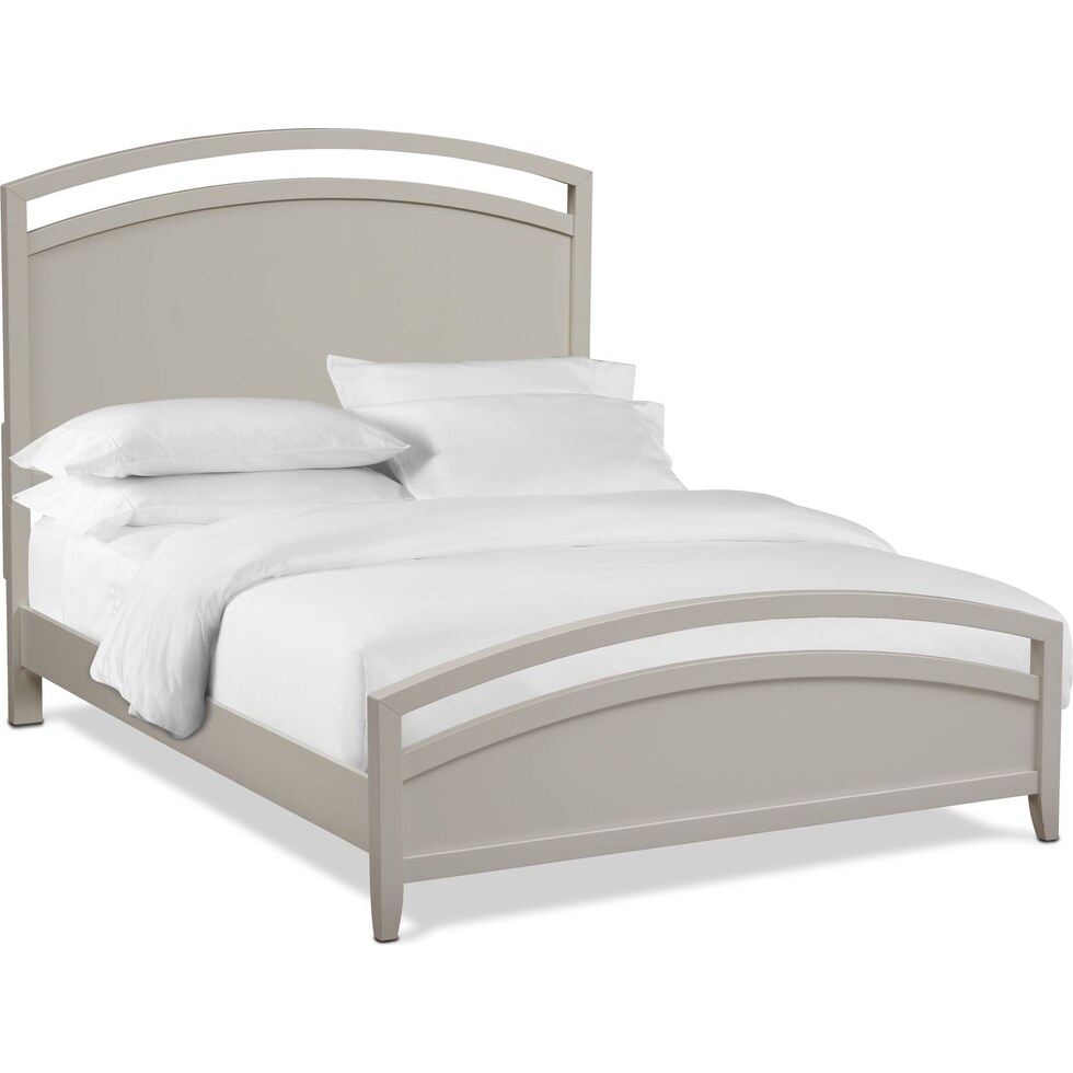emerson gray queen panel bed   