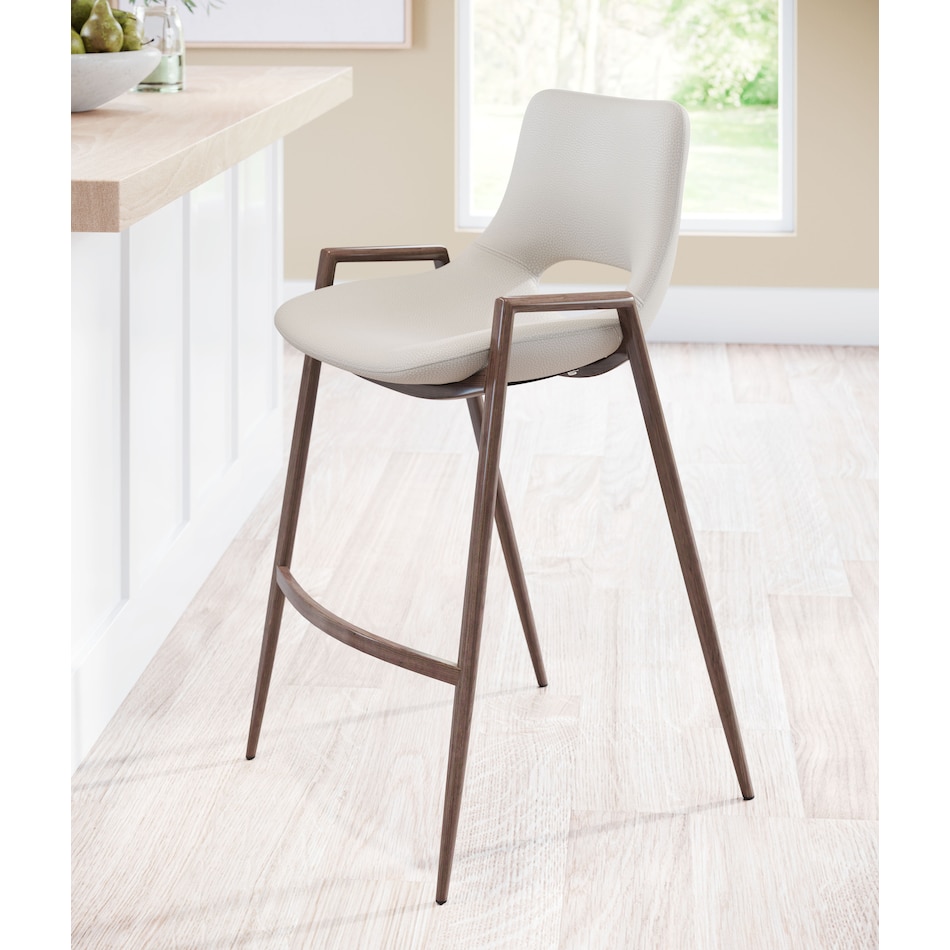 emerson light brown counter height stool   