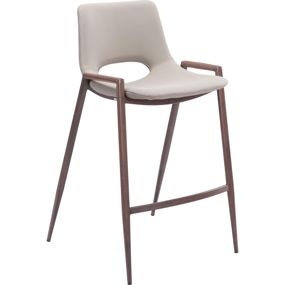 emerson light brown counter height stool   