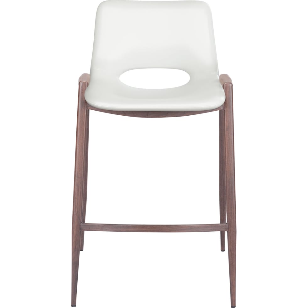 emerson white counter height stool   
