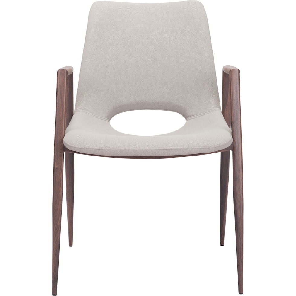 emerson white dining chair   