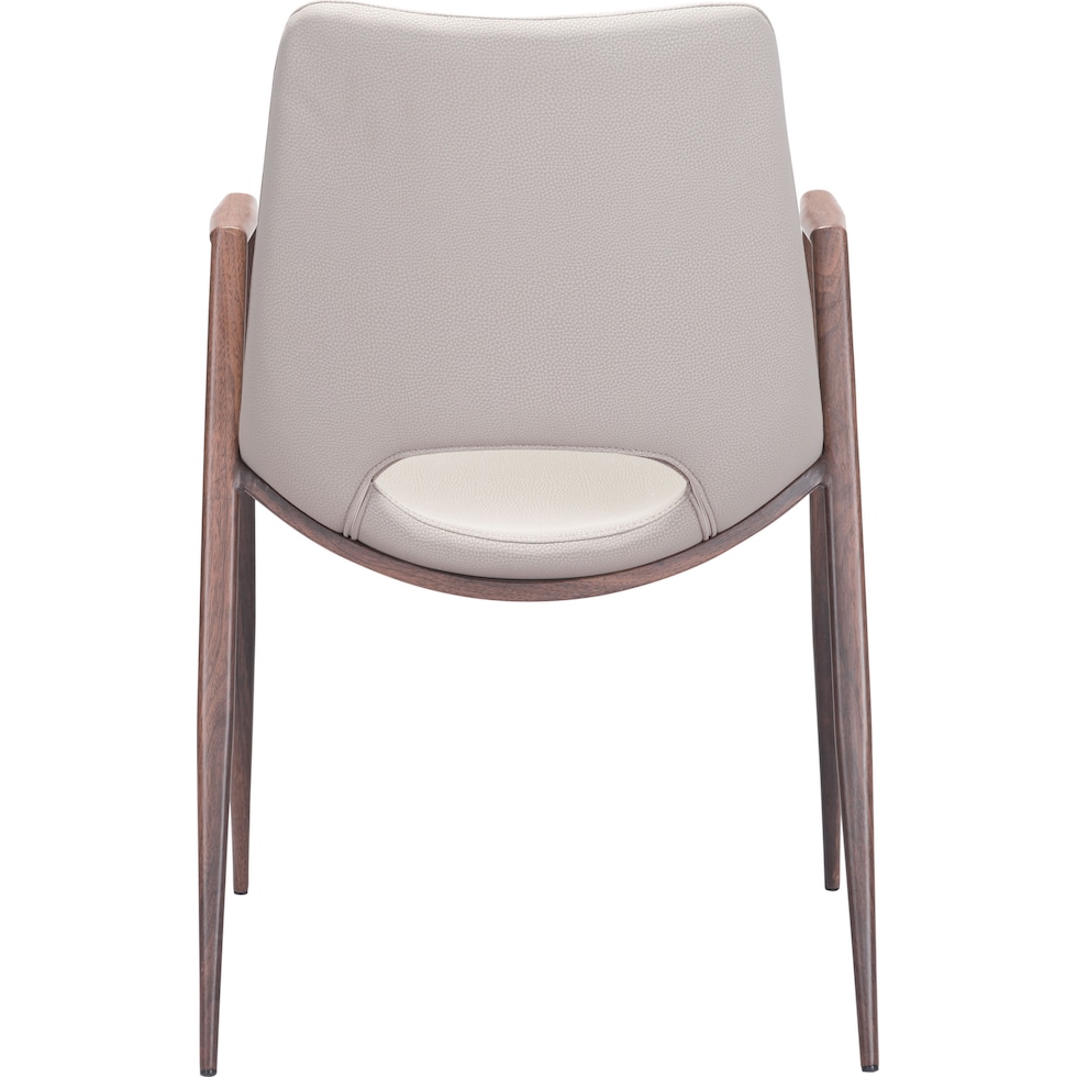 emerson white dining chair   