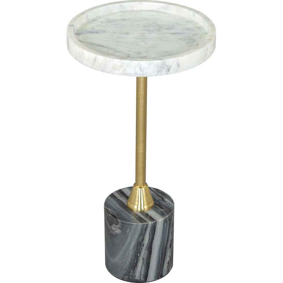 emig white gold side table   