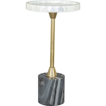 emig white gold side table   