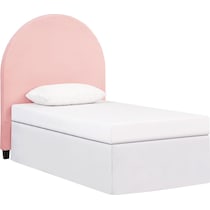 emilia pink twin headboard   