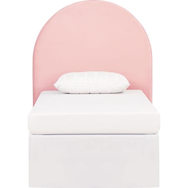 Emilia Twin Upholstered Headboard - Pink