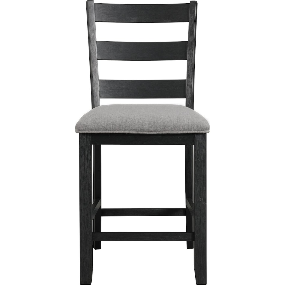 emmaline black counter height stool   