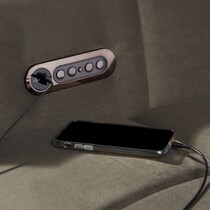 emmett gray  pc power reclining sectional   