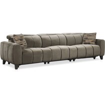 emmett gray power reclining sectional   