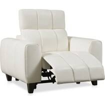 emmett white power recliner   