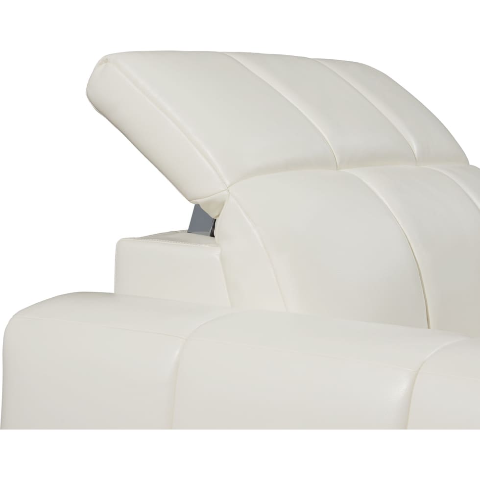 emmett white power recliner   
