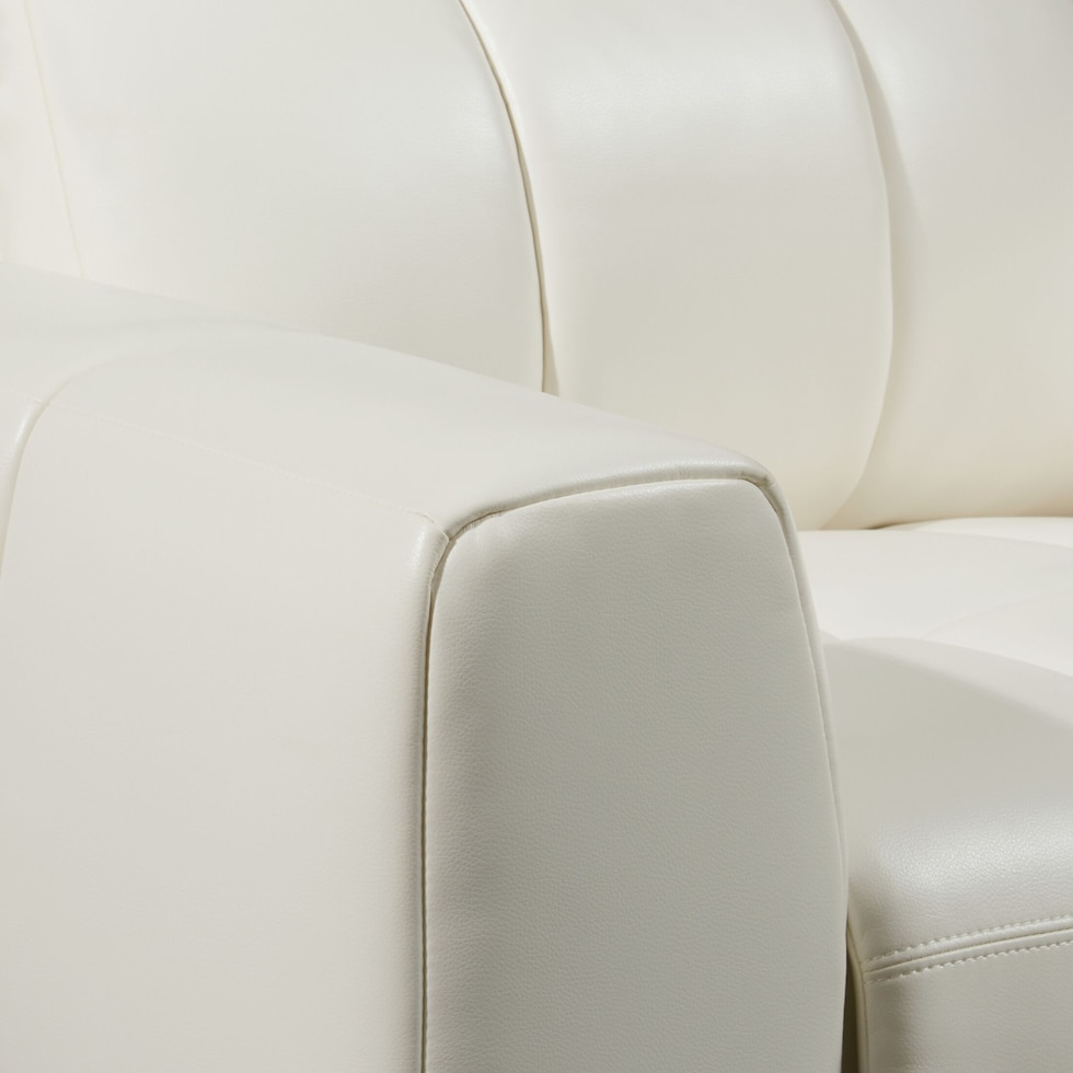 emmett white power recliner   