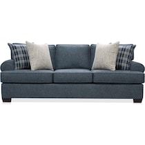 emory blue sofa   