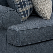 emory blue sofa   