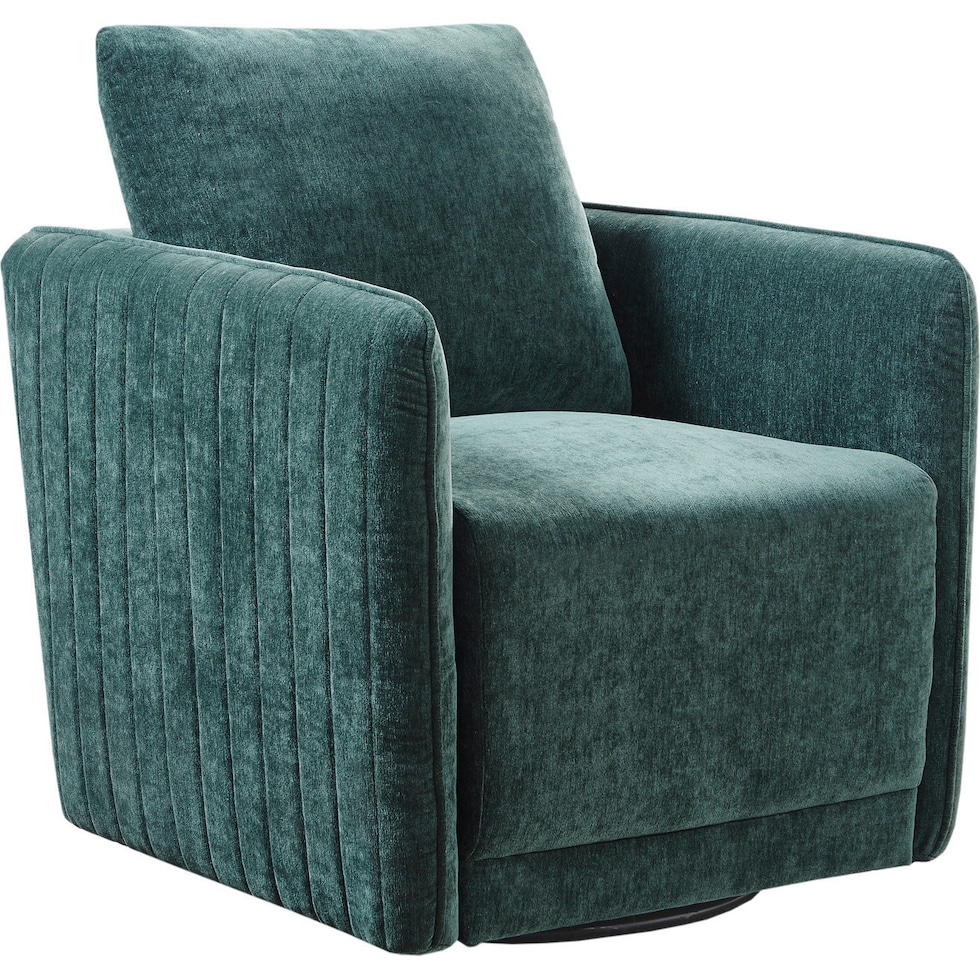 emporia green accent chair   