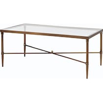 enrico light brown coffee table   