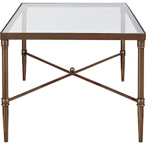 enrico light brown coffee table   