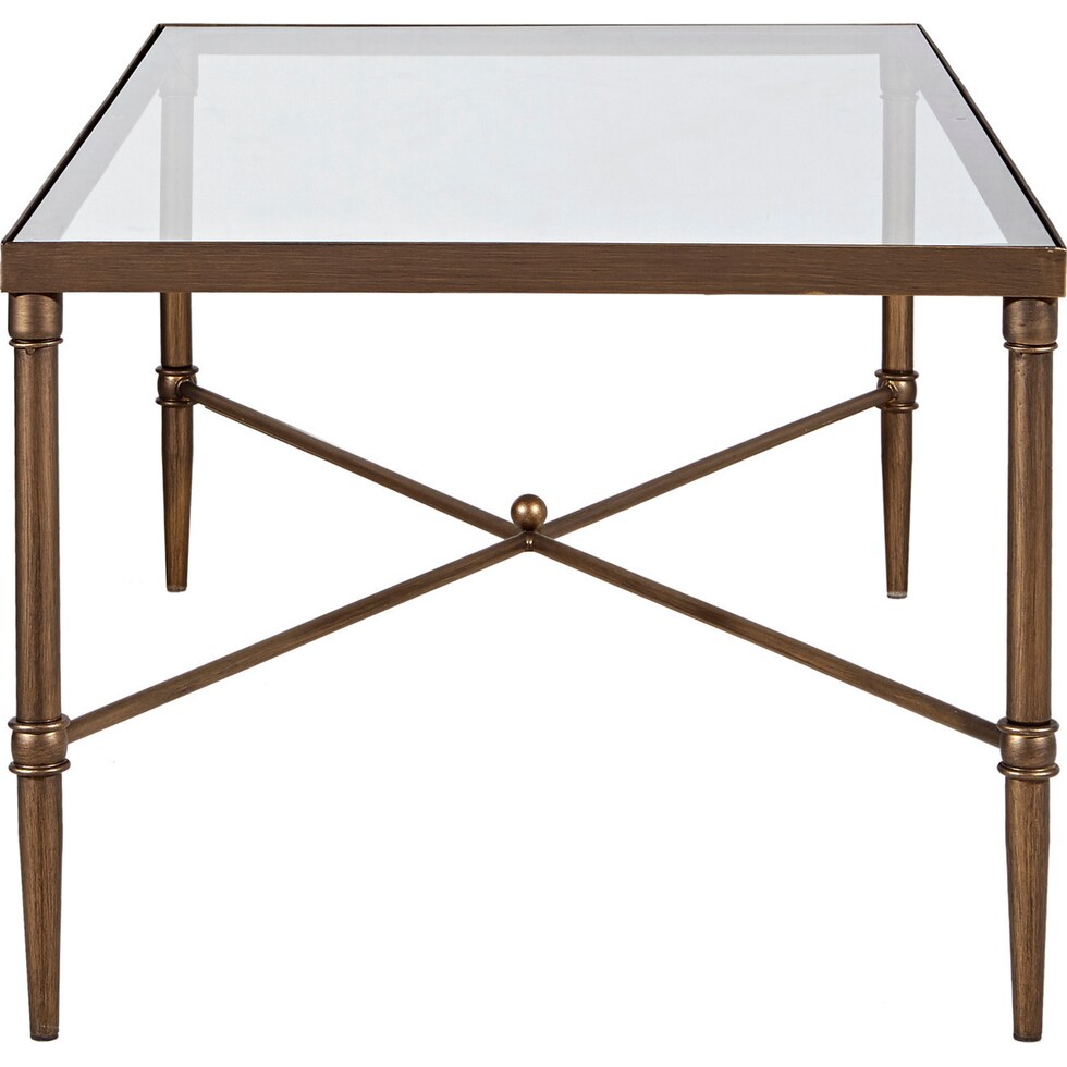 enrico light brown coffee table   