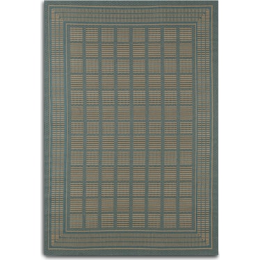 Entwine Indoor/Outdoor Area Rug - Blue