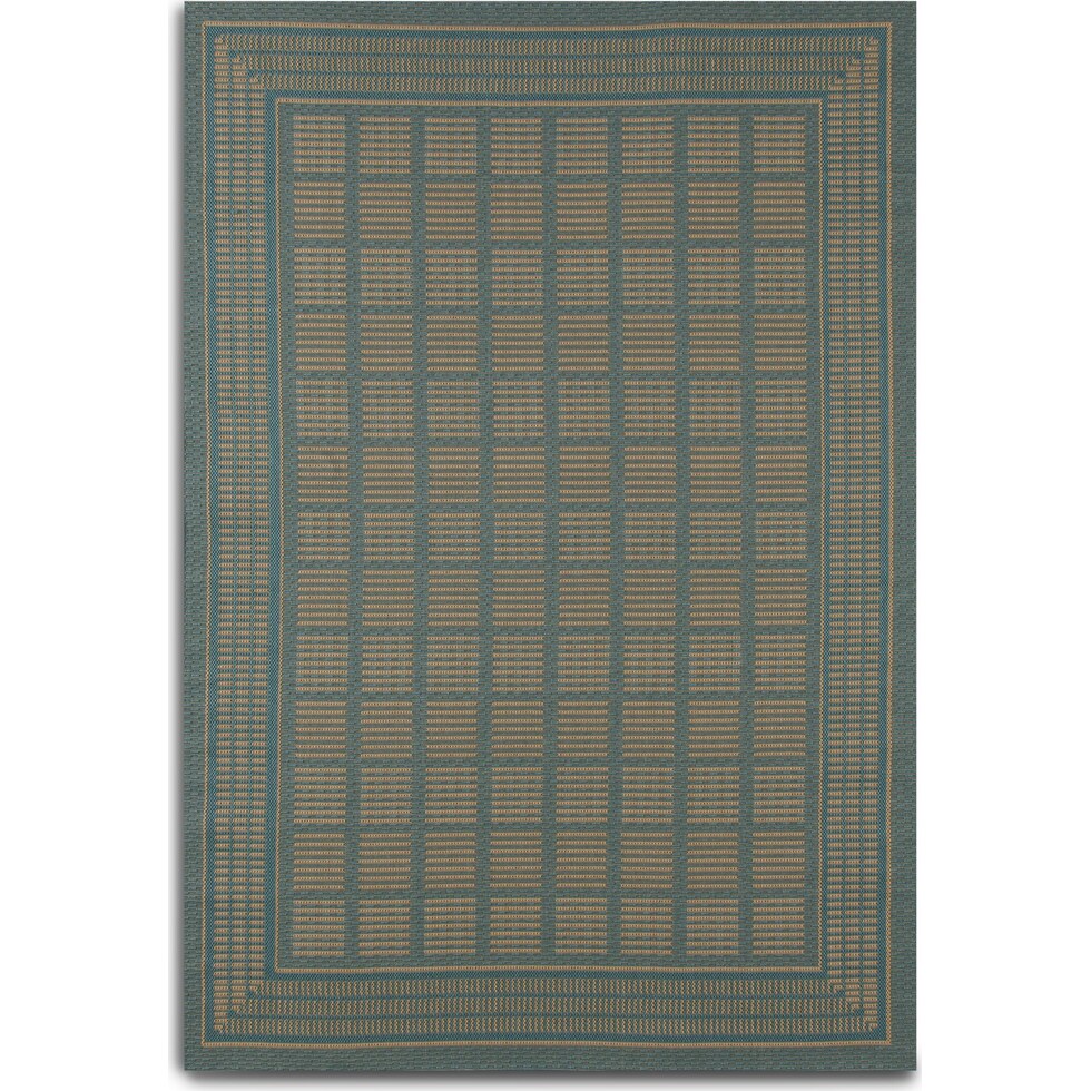 entwine blue outdoor area rug   