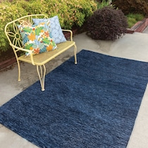 eos blue outdoor area rug   