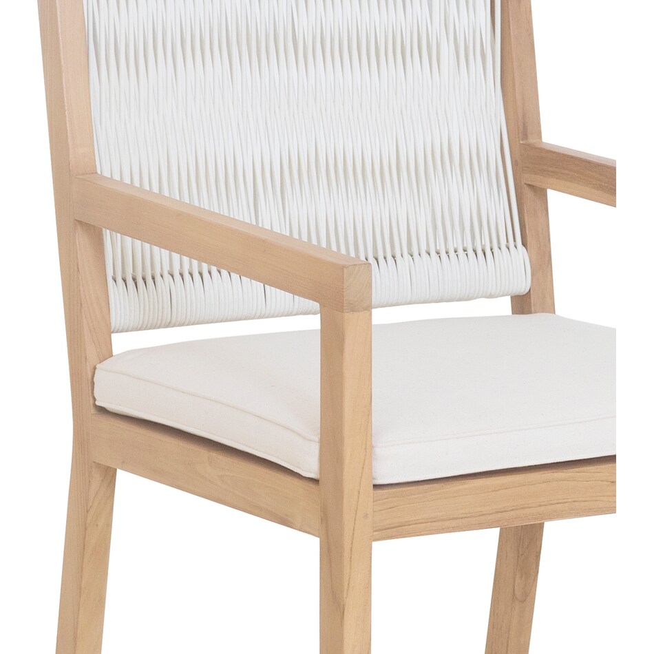erchie neutral outdoor dining chair   