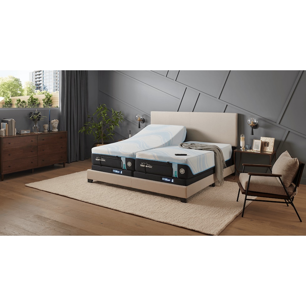 ergo black california king adjustable foundation   