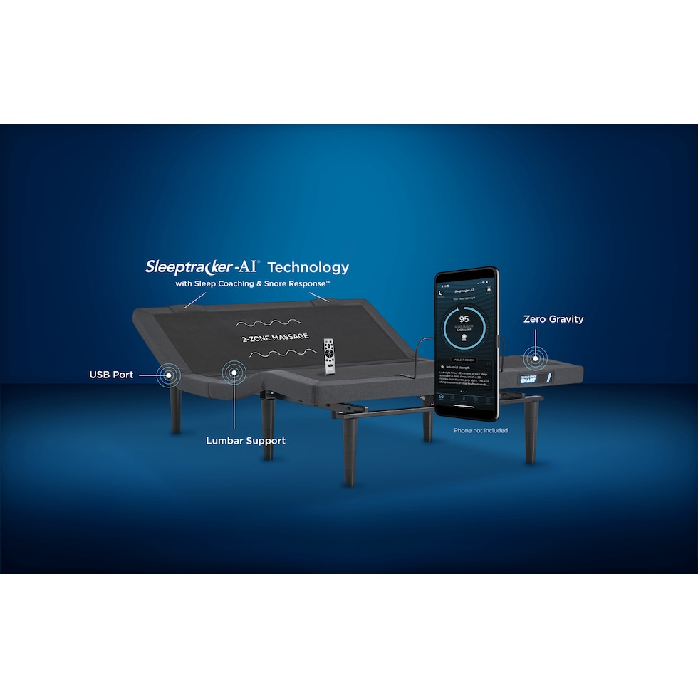 ergo black king adjustable foundation   
