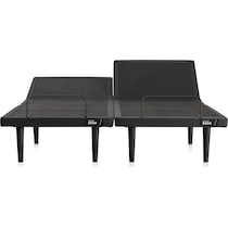 ergo black split california king adjustable foundation   