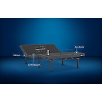 ergo black twin xl adjustable foundation   