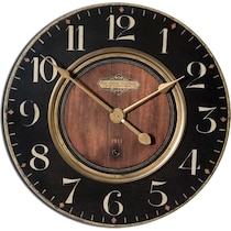 erik black wall clock   