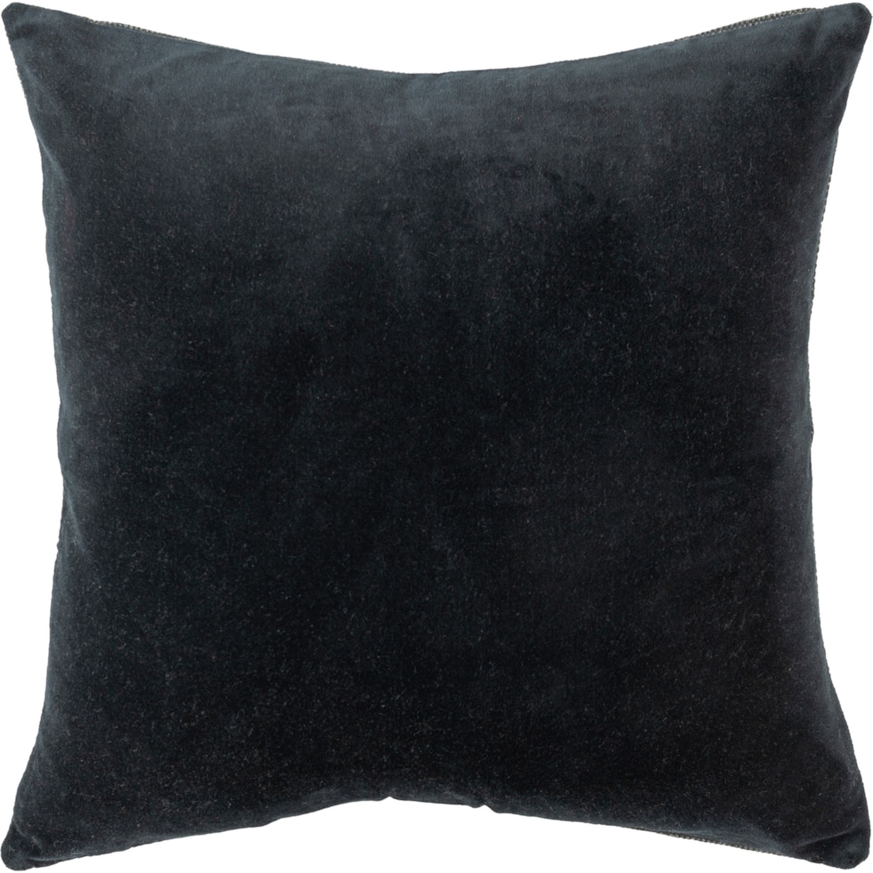 erika black accent pillow   