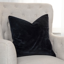 erika black accent pillow   