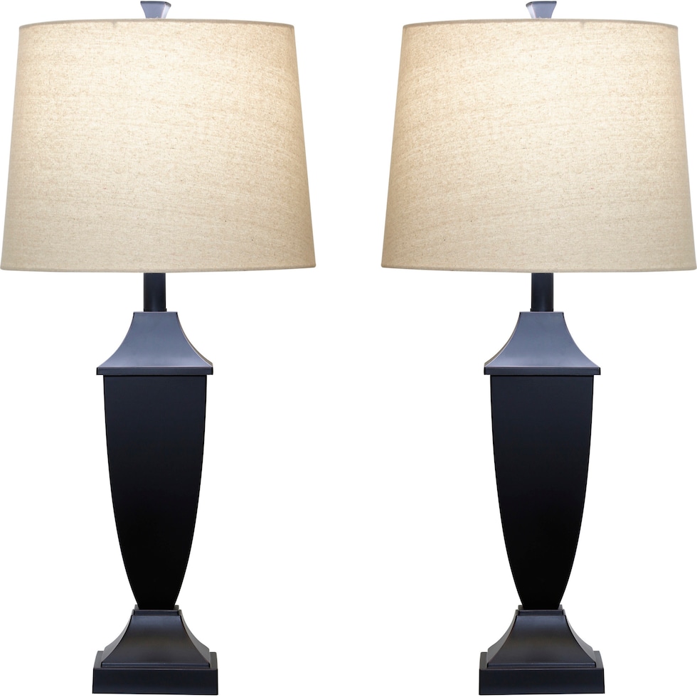 erlantz black table lamp   