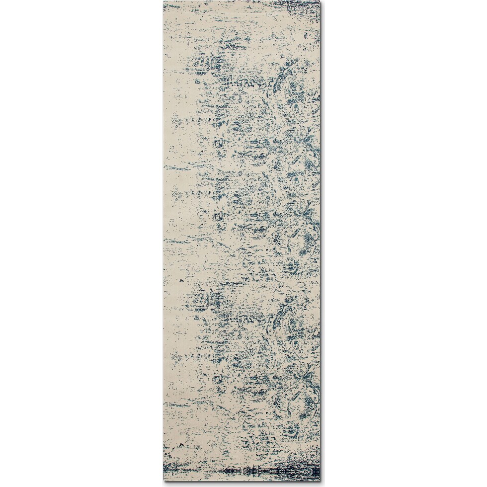 erode blue rug   