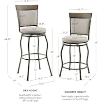 erwen counter height stool   