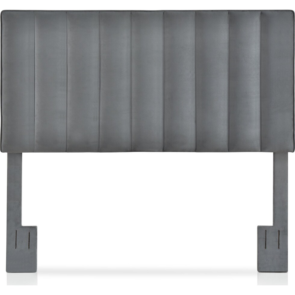 esme gray full queen headboard   
