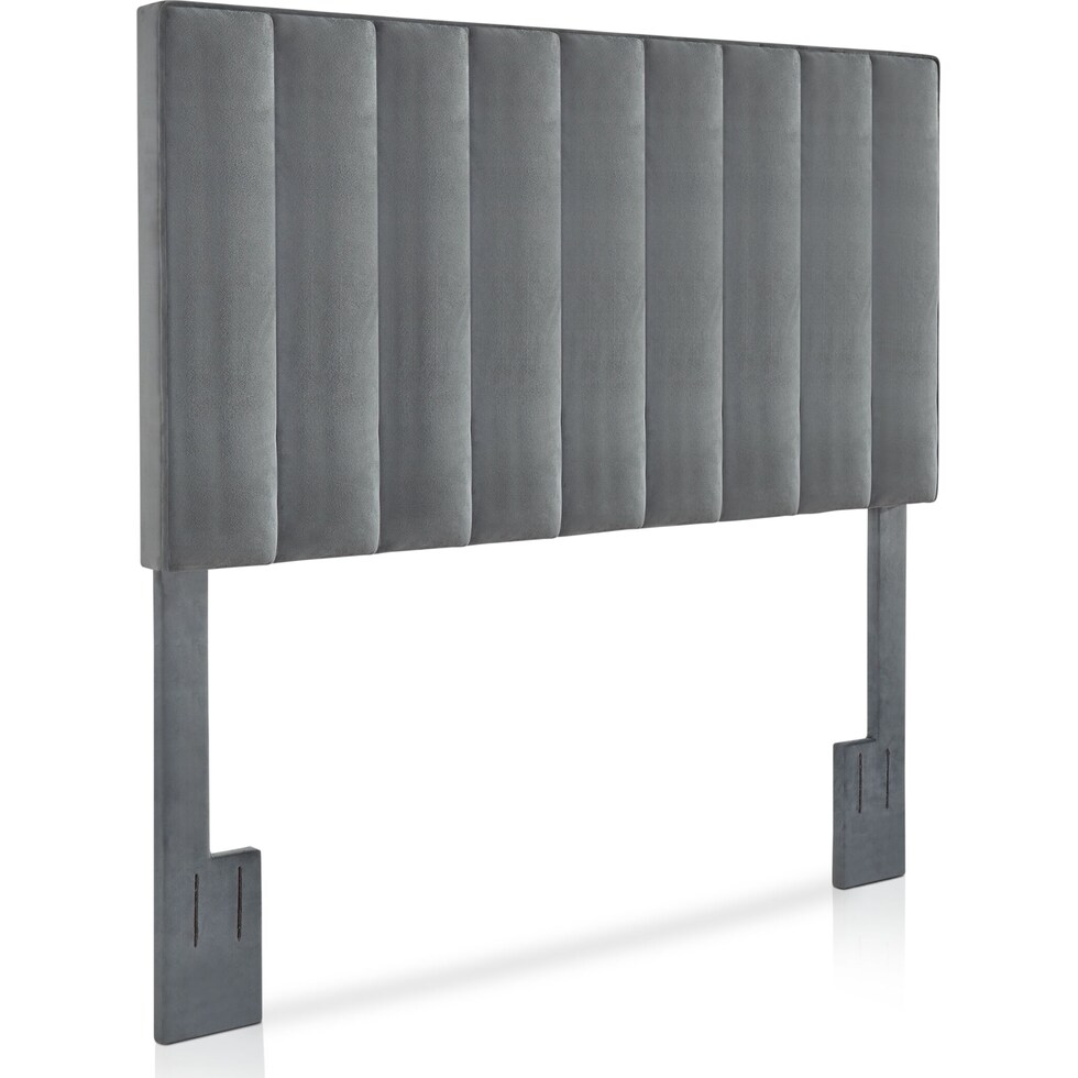 esme gray full queen headboard   