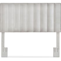 esme gray full queen headboard   