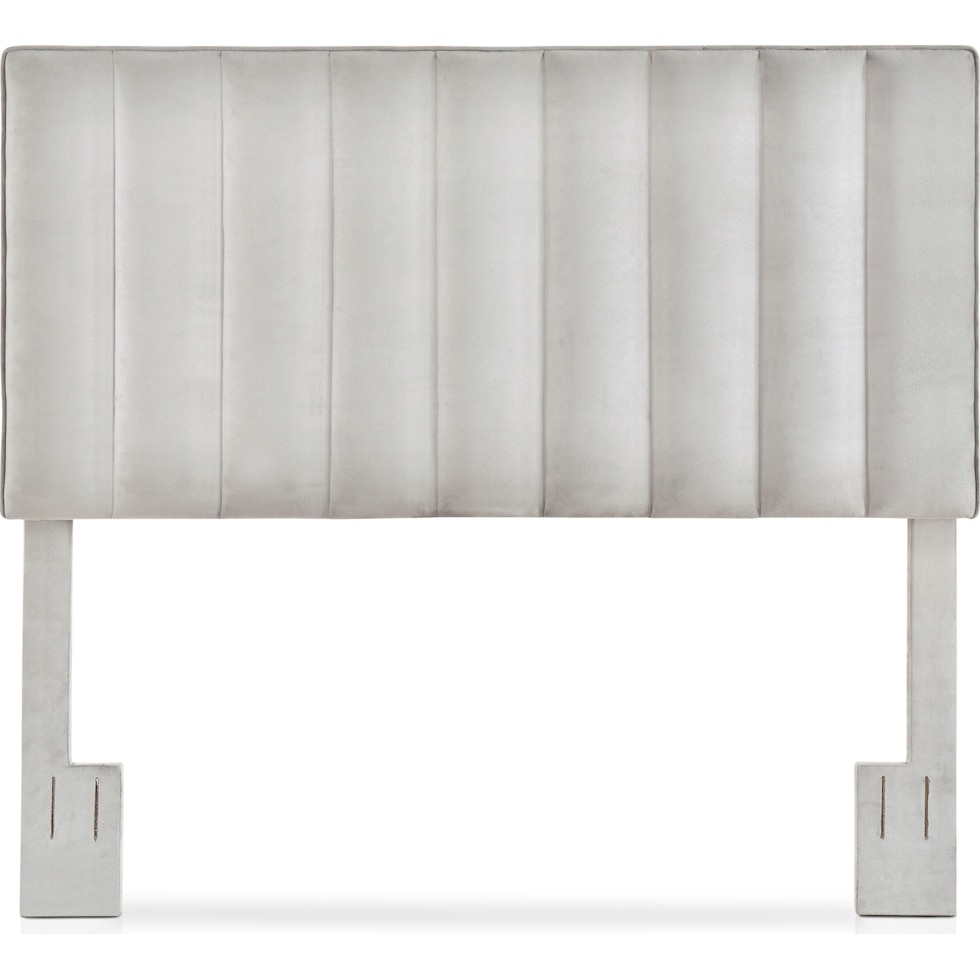 esme gray full queen headboard   