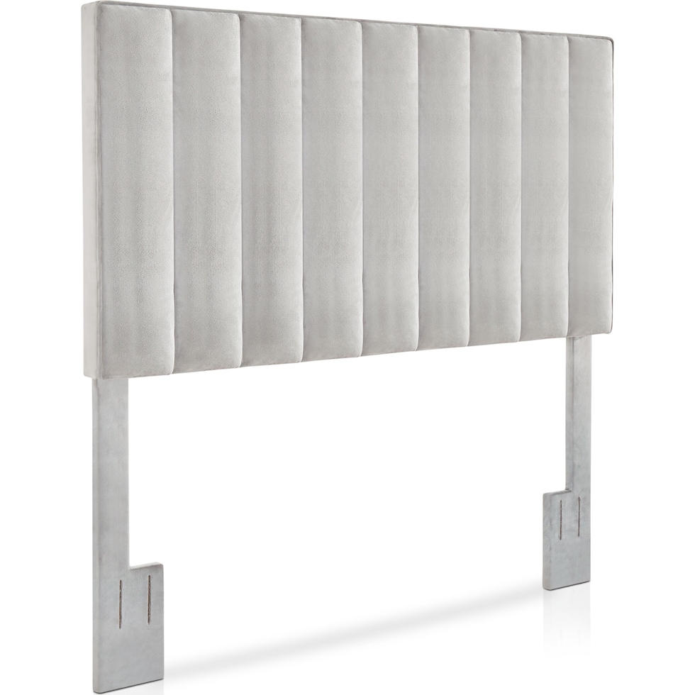 esme gray full queen headboard   